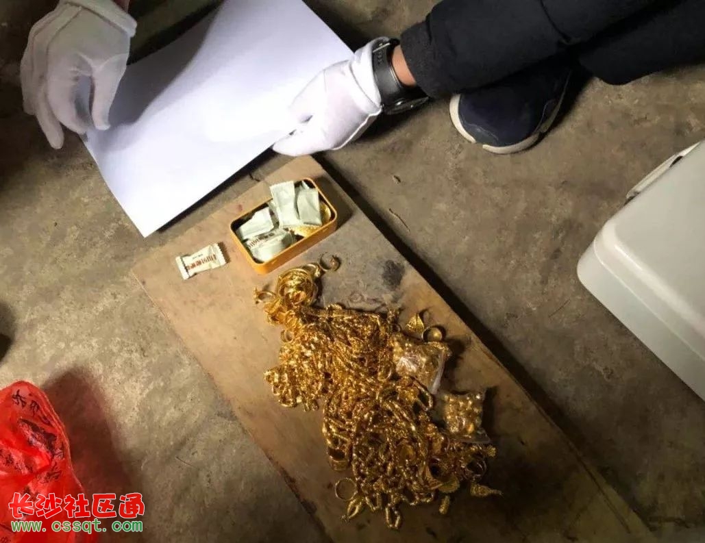 武汉新洲60万元黄金失窃案告破 嫌犯被抓时